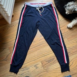 Hilfiger striped navy jogger